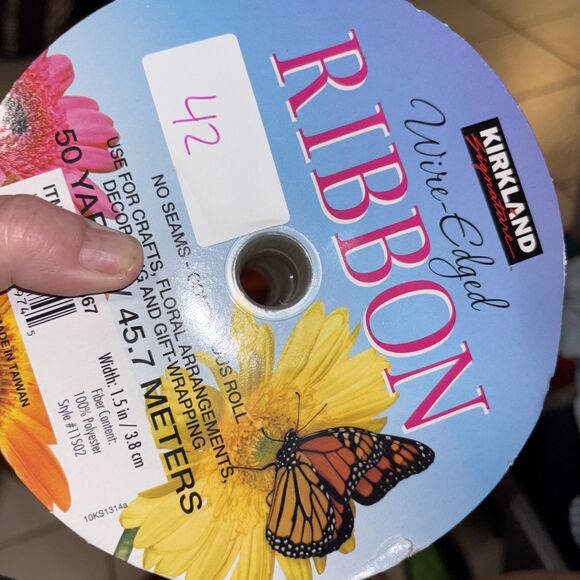 Wired Ribbon Yellow Variety Pack And Opened Packs - Picture 4 of 6